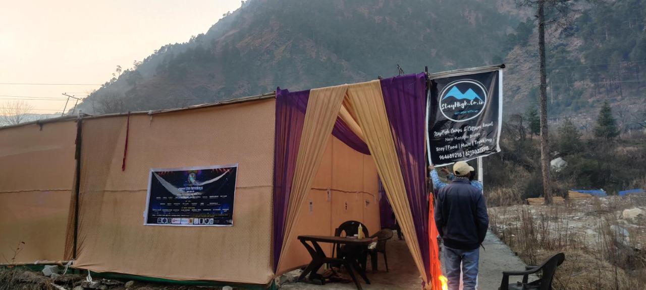 Stayhigh Camps & Cottages Kasol Kültér fotó