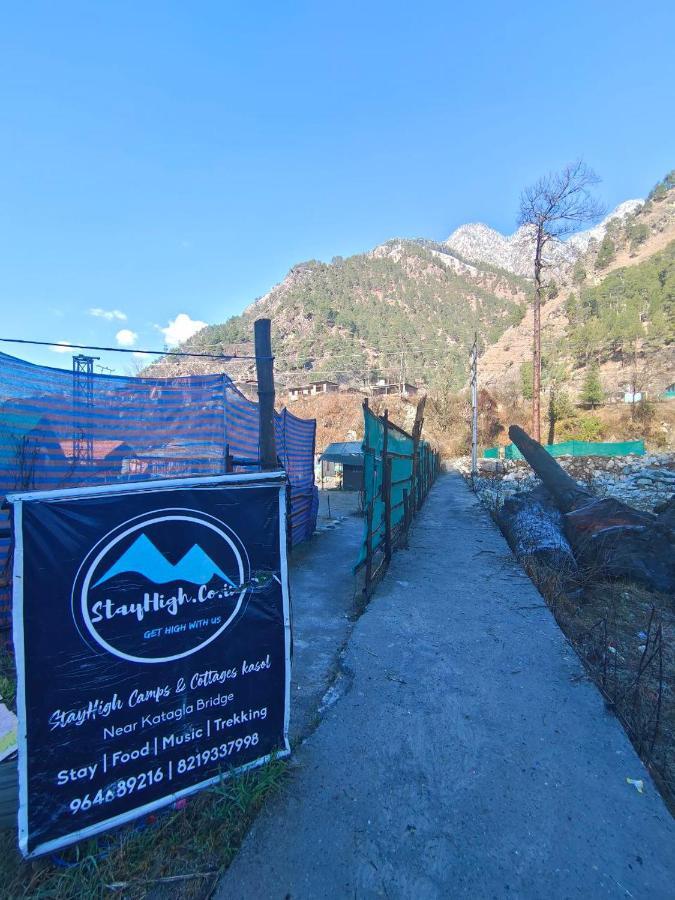 Stayhigh Camps & Cottages Kasol Kültér fotó